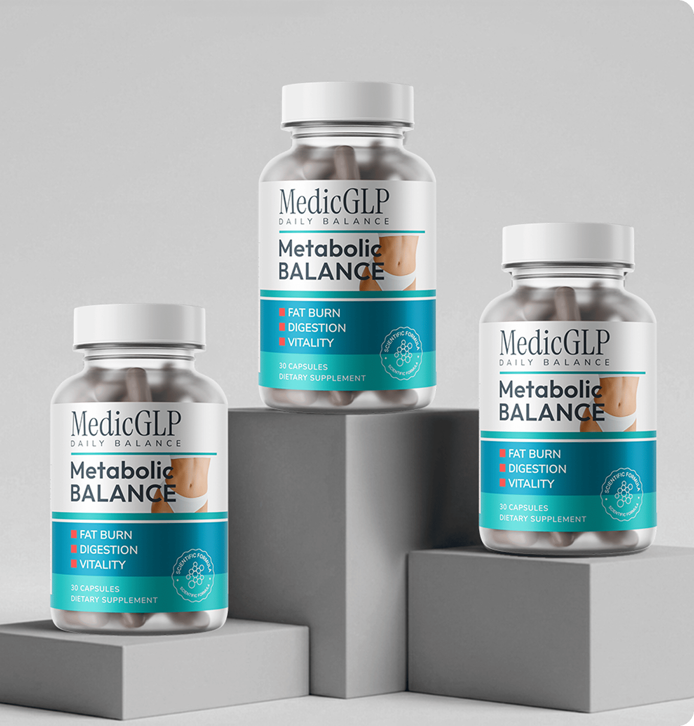 MedicGLP Metabolic Balance bottles